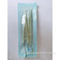 Kit de dispositivos descartáveis ​​odontológicos Pinça sonda de espelho dental